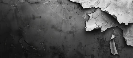 Fototapete - Grunge textured grey paper background with copy space image