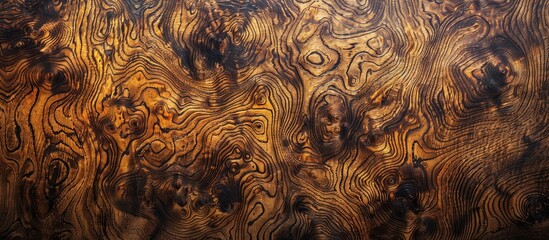 Aufkleber - A vintage wooden surface with an intricate natural pattern creates a rustic backdrop ideal for text overlay in the copy space image