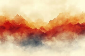 abstract watercolor background soft beige and orange hues blending organically subtle texture vintage feel warm tones evoking nostalgia and creativity