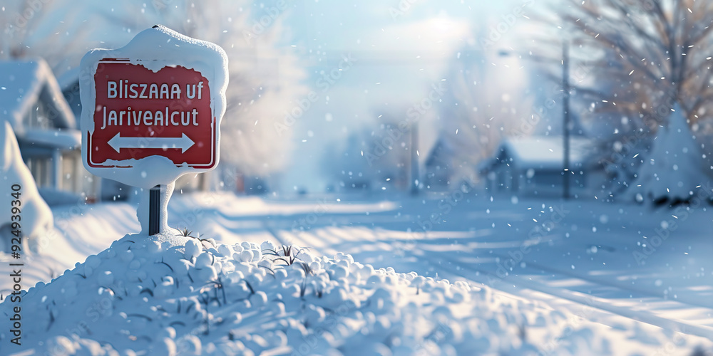 Blizzard Preparedness: Safety Measures for Severe Winter Storms - See a sign indicating blizzard preparedness, with tips on staying safe and warm during severe winter storms