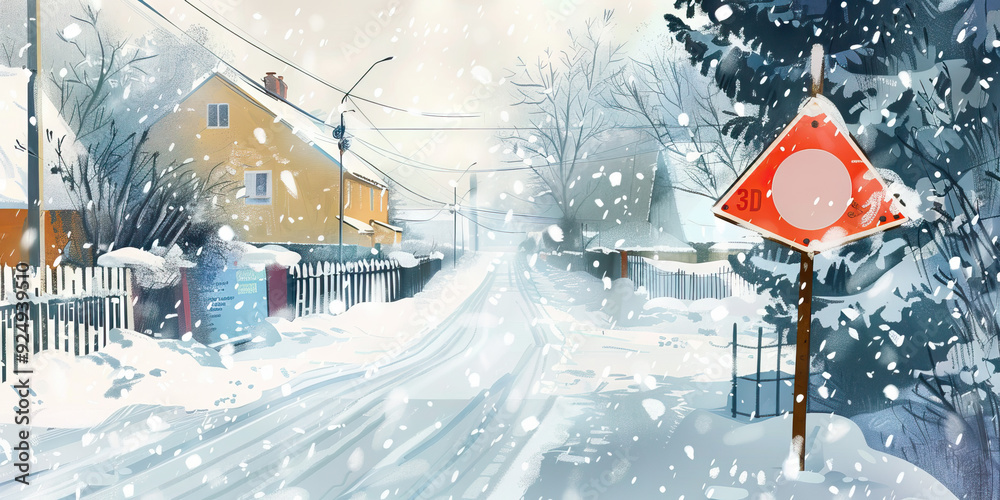 Blizzard Preparedness: Safety Measures for Severe Winter Storms - See a sign indicating blizzard preparedness, with tips on staying safe and warm during severe winter storms