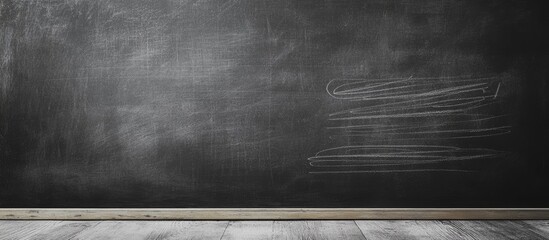 Poster - blackboard write beginning. with copy space image. Place for adding text or design