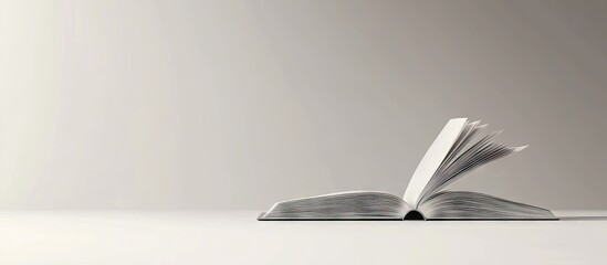 Aufkleber - Close up of a book with bookmarks on a white background. with copy space image. Place for adding text or design