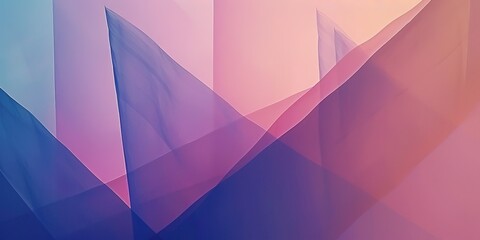 Poster - abstract background with triangles