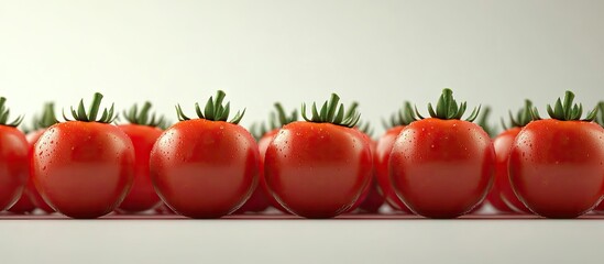 Poster - new batch of tomatoes. with copy space image. Place for adding text or design