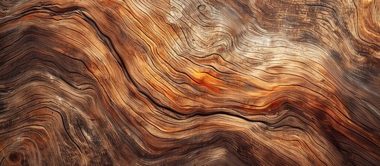 Canvas Print - Abstract brown wood texture with a natural pattern ideal for design projects with plenty of copy space image