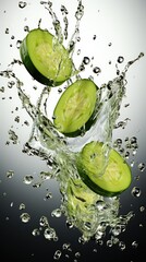 Poster - lime in water