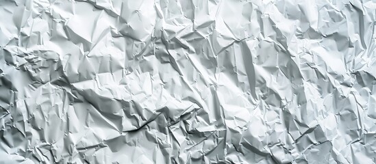 Poster - Background featuring a textured crumpled white paper with copy space image