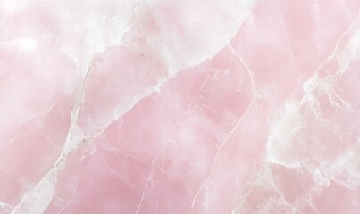 Poster - Soft Pink Marble Texture Background with Subtle White and Grey Veins, Matte Finish