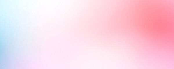 Wall Mural - Light blue and pink gradient background, soft colors, blurred background, blurred edges.