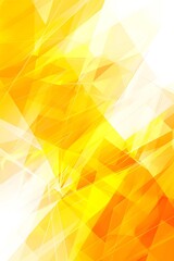 Poster - Abstract Geometric Background with Yellow and White Colors