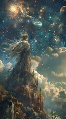 Canvas Print - Queen Gazing at the Stars.