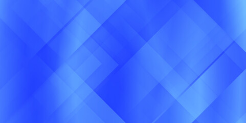 Wall Mural - blue geometric diagonal technology and business abstract background, geometric and gradient Intersecting lines and polygons patterns, Modern technology background with blue material in triangles.