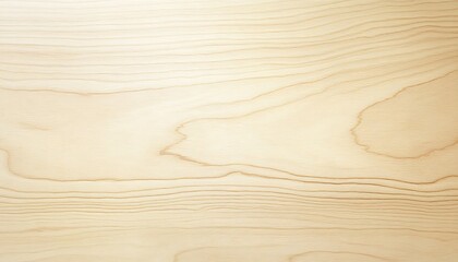 Poster - Light Maple Wood Texture Background with a Smooth Matte Finish and Subtle Grain Patterns