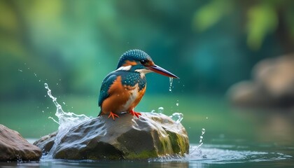 red billed kingfisher