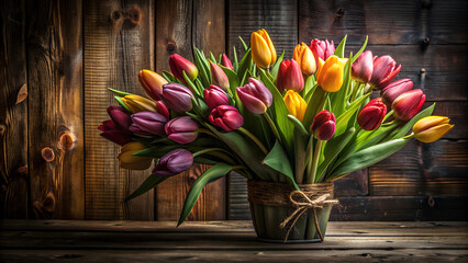 Wall Mural - Beautiful Tulips.  