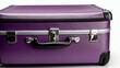 © Rein Weissritter - professional purple suitcase isolated on white backgro background