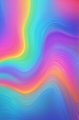 Wall Mural - abstract hologram iridescent with rainbow texture for background