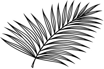 Poster - Bamboo Leaf Silhouette Design