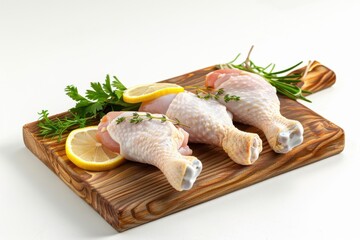 Canvas Print - Fresh chicken marinated in lemon pepper