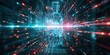 © gustav - Futuristic Neon Tunnel with Vibrant Lights created by ai