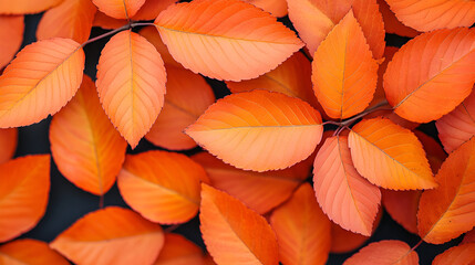 Wall Mural - Vibrant Autumn Leaves for Your Designs