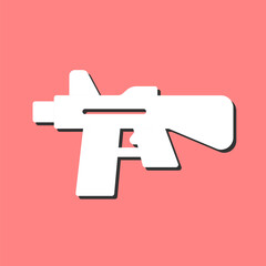 Poster - Gun Vector Icon