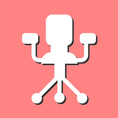 Poster - Office Chair I Vector Icon