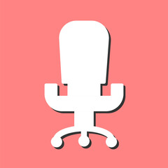 Poster - Office Chair III Vector Icon