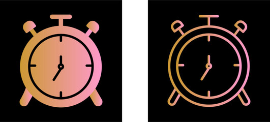 Wall Mural - Alarm Clock Vector Icon