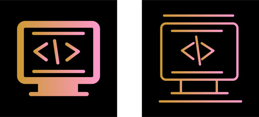 Coding Vector Icon