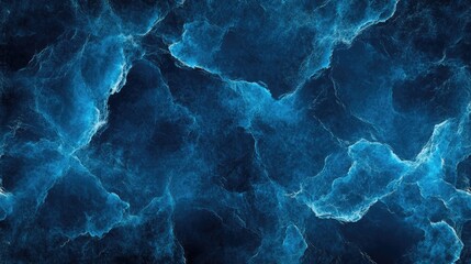 Wall Mural - electric texture. blue lightning on dark sky background. thunderbolt background