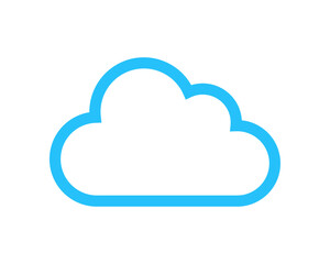 Wall Mural - cloud icon