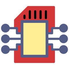 Poster - Memory Card Icon