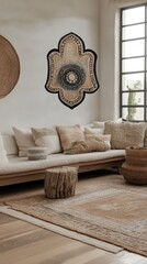 Wall Mural - Hamsa Hand Bohemian Home Judaism, Islam Religion Spiritual Symbol