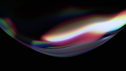Poster - abstract animation, soft colorful background, 4k seamless looping video, 3d render