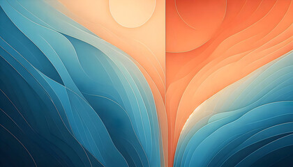 Wall Mural - Abstract two tone style gradient background image.