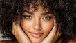 © Barbara Taylor - close up portrait of a beautiful black woman, instagram model, beautiful eyes