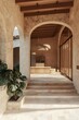 © Adobe Contributor - Minimalist Stone Archway Entrance to Modern Kitchen