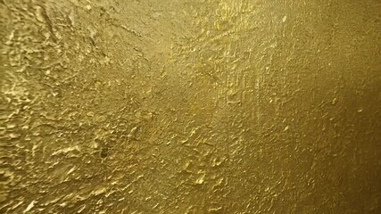 Poster - Abstract Textured Gold Wall With a Weathered Appearance Generative AI
