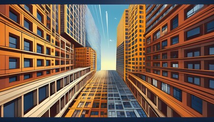 Inside-Out Buildings or Worlds- buildings where the inside and outside are swapped in a visual puzzle, creating an optical illusion that draws the eye and imagination