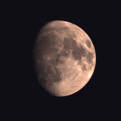 Wall Mural - waxing gibbous moon at 82.8% illumination