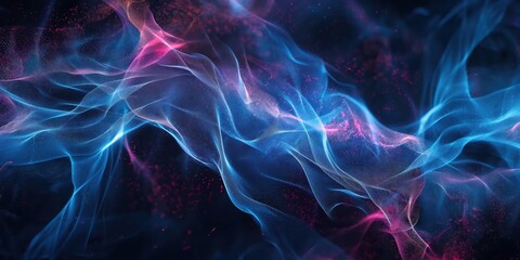 Vibrant Cosmic Energy Waves created by ai