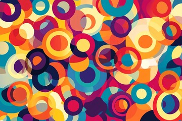 Leinwandbilder - Versatile background vector with diverse elements, suitable for a wide range of themes and designs. Ideal for adding text, graphics, or creative overlays