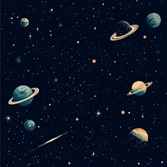 Poster - Versatile background vector with diverse elements, suitable for a wide range of themes and designs. Ideal for adding text, graphics, or creative overlays