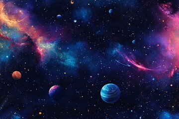Poster - Versatile background vector with diverse elements, suitable for a wide range of themes and designs. Ideal for adding text, graphics, or creative overlays