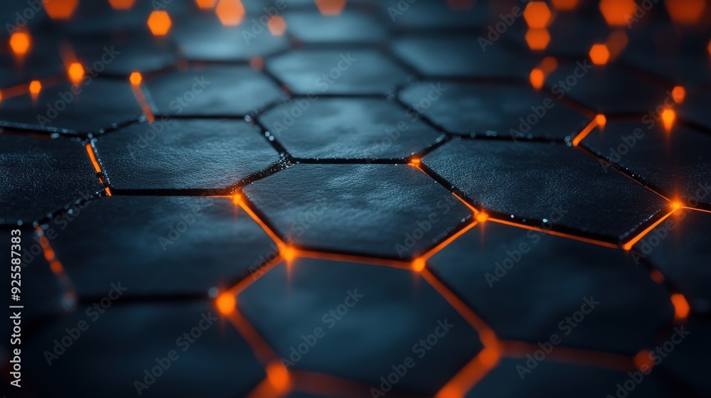 Atomic structure of graphene in a detailed 3D render, showcasing its ...