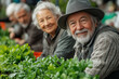 © Anastasia - A group of elderly people participating in a gardening club, learning how to grow different plants and enjoying the beauty of their gardens.