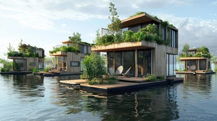 floating ecovillage adapting to rising sea levels resilient architecture