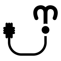 Sticker - grappling hook icon 